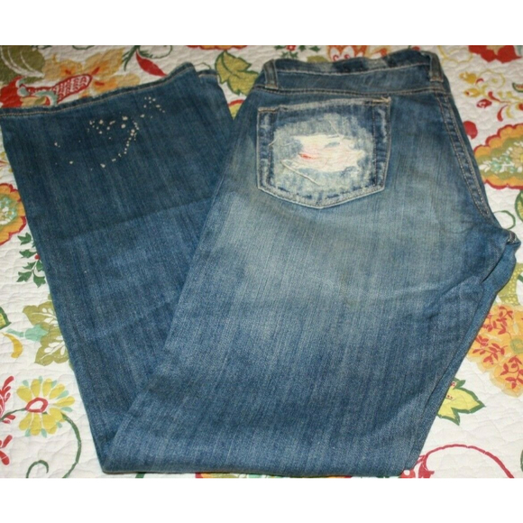 Womens Vigoss Usa Denim Jeans Sz 9 Boot 